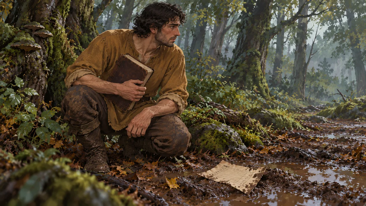 Cover illustration for The Whispering Forest